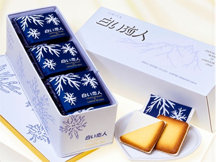 白い恋人28枚缶入ホワイトのパッケージ