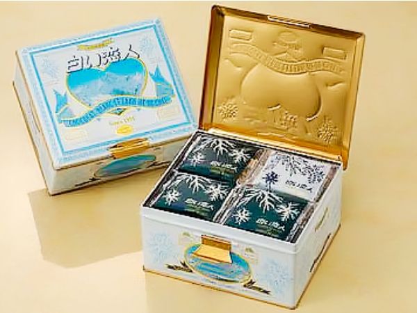 白い恋人36枚缶入のパッケージ