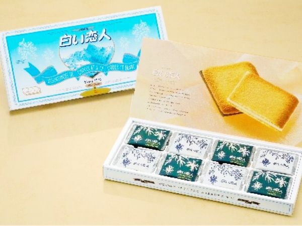 白い恋人24枚入ホワイト＆ブラックのパッケージ